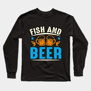 Fish and Beer Long Sleeve T-Shirt